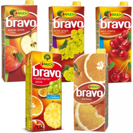 Bravo gyümölcsital alma 12% dobozos 1,5l