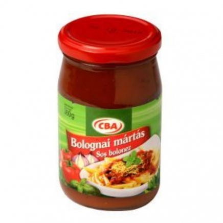 CBA Bolognai mártás 360g