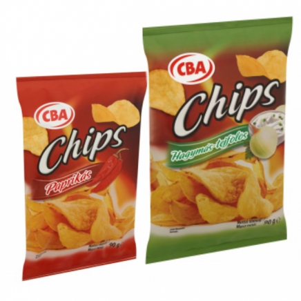 CBA Chips paprikás 90g