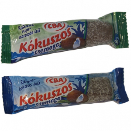 CBA Kókuszrúd rumos-marcipános 40g