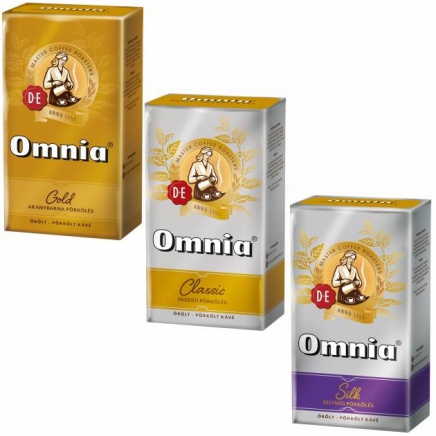 Douwe Egberts Omnia Silk őrölt kávé 250g