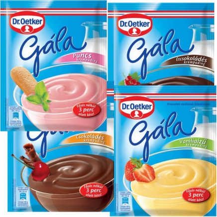Dr.Oetker Gála vaníliaízű krémpuding 80g