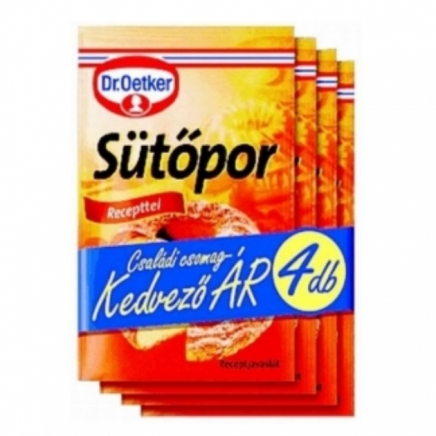 Dr. Oetker Sütőpor családi 4db-os 4*12g