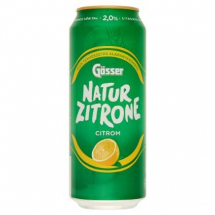 Gösser NaturZitrone citromos sörital 2% 0,5l