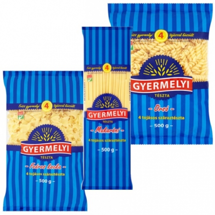 Gyermelyi 4 tojásos Spagetti tészta 500g