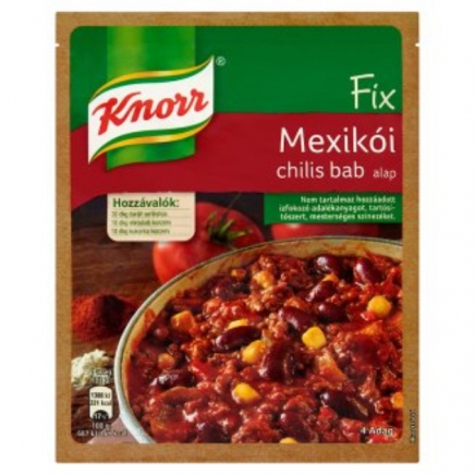 Knorr Mexikói chilis bab alappor 50g
