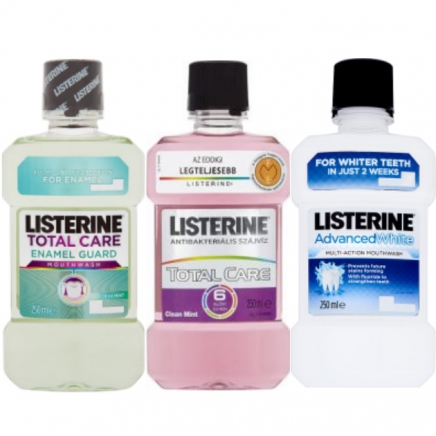 Listerine Total Care 6 Benefits in 1 Clean Mint szájvíz 250ml
