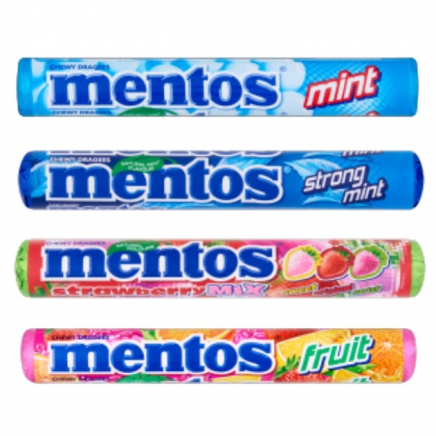 Mentos Strongmint Extra erős mentolos cukorka 37,5g