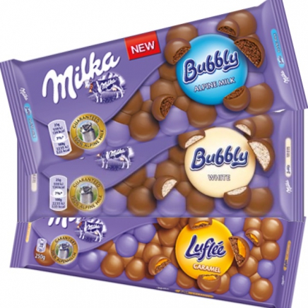 Milka Bubbly tejcsokoládé 90g