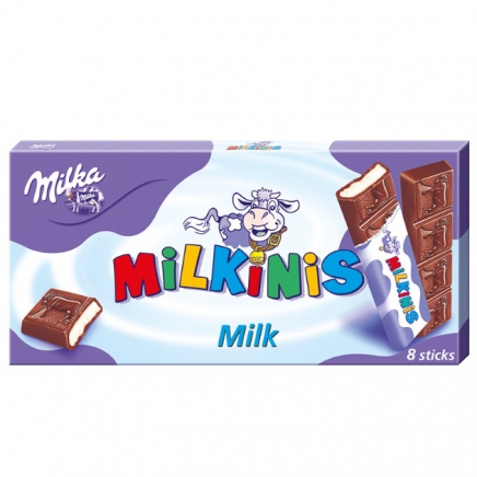 Milka Milkinis alpesi tejcsokoládé tejes krémtöltelékkel töltve 87,5g