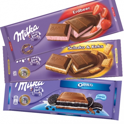 Milka Oreo kekszes tejcsokoládé 300g
