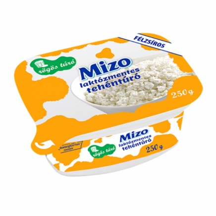 Mizo Laktózmentes Félzsíros Tehéntúró 250g