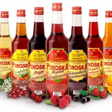 Piroska Meggy szörp 0,7L (üvegbetéttel)