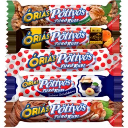 Pöttyös Óriás Túró Rudi Étbevonatos 51g