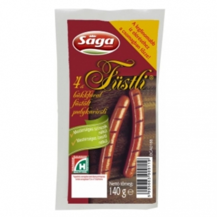 Sága Füstli füstölt baromfivirsli 140g