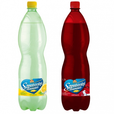 Szentkirályi Szamócás szénsavas limonádé 1,5l