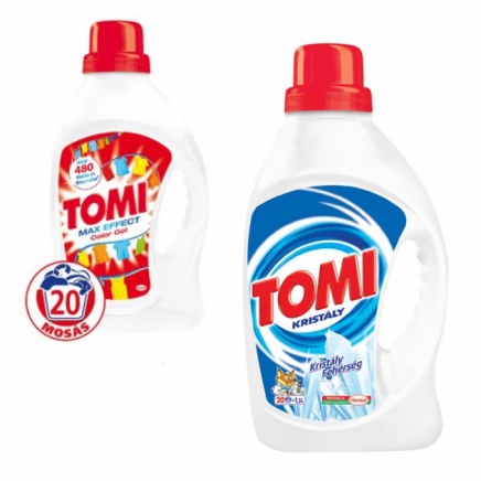 Tomi Color Folyékony Gél Mosószer Színes Ruhákhoz 20 mosás 1,32l