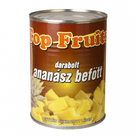 Top Fruit ananászbefőtt darabolt 565g