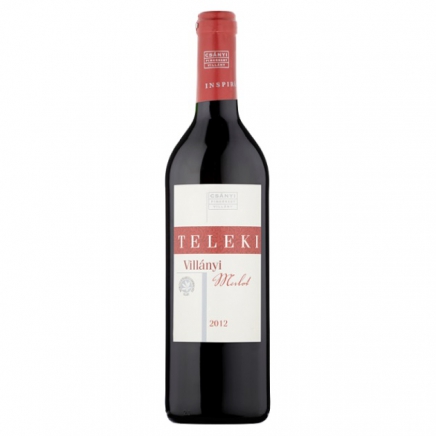 Villányi Teleki Merlot száraz vörösbor 0,75L (üvegbetéttel)