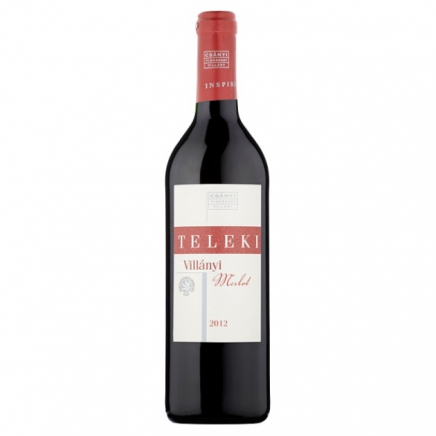 Villányi Teleki Merlot száraz vörösbor 0,75L (üvegbetéttel)