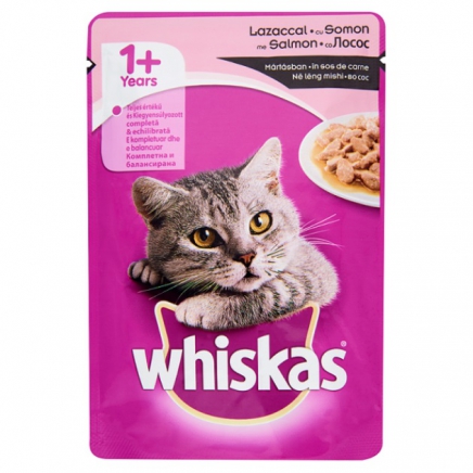 Whiskas Macskaeledel alutasakos 4x85g halas