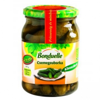 Bonduelle csemege uborka 3-6 cm 550g/300g