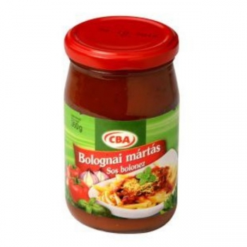 CBA Bolognai mártás 360g