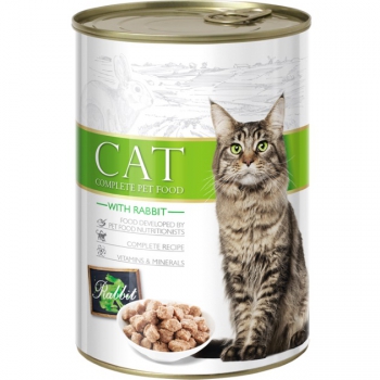 CBA Cat macskaeledel nyúl hússal 415g