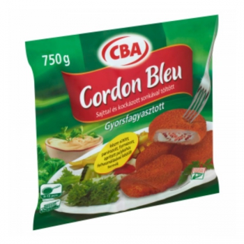 CBA Cordon bleu 750g (gyorsfagyasztott)