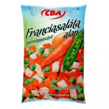 CBA Franciasaláta alap 1kg (gyorsfagyasztott)