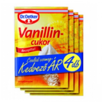 Dr. Oetker Vanilincukor családi 4db-os 4*10g