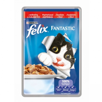 Félix macskaeledel marha aszpikban 4x85gr
