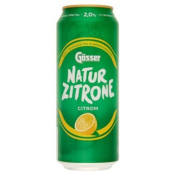 Gösser NaturZitrone citromos sörital 2% 0,5l
