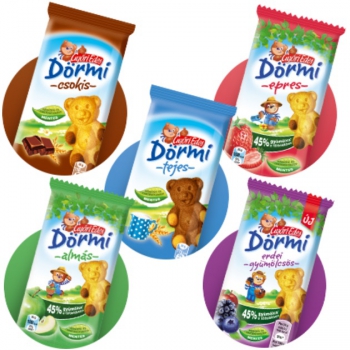 Győri Édes Dörmi krémmel töltött puha piskóta szeletek 30g