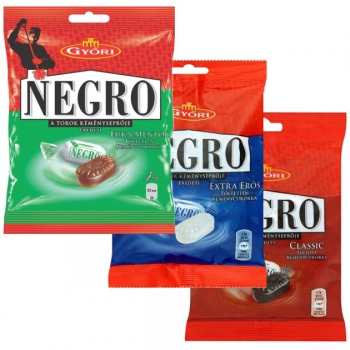 Győri Negro cukorkák 79g