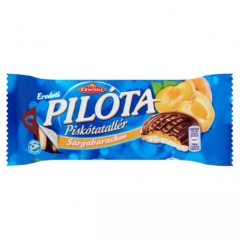 Győri Pilóta sárgabarackos piskótatallér 147g