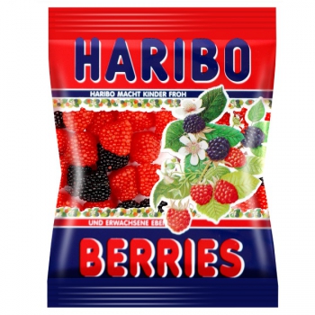 Haribo berries szeder-málna gumicukor 100g