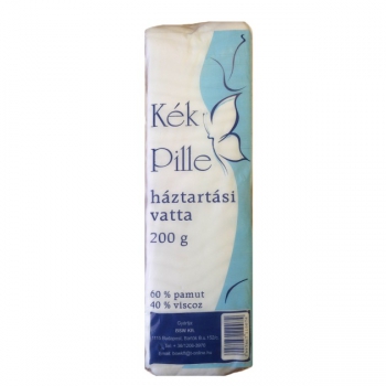Kék pille háztartási vatta 200g